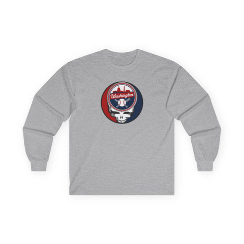 Grateful Dead - Washington Nationals Grateful Dead Long Sleeve Tee - MLB - StealieShop